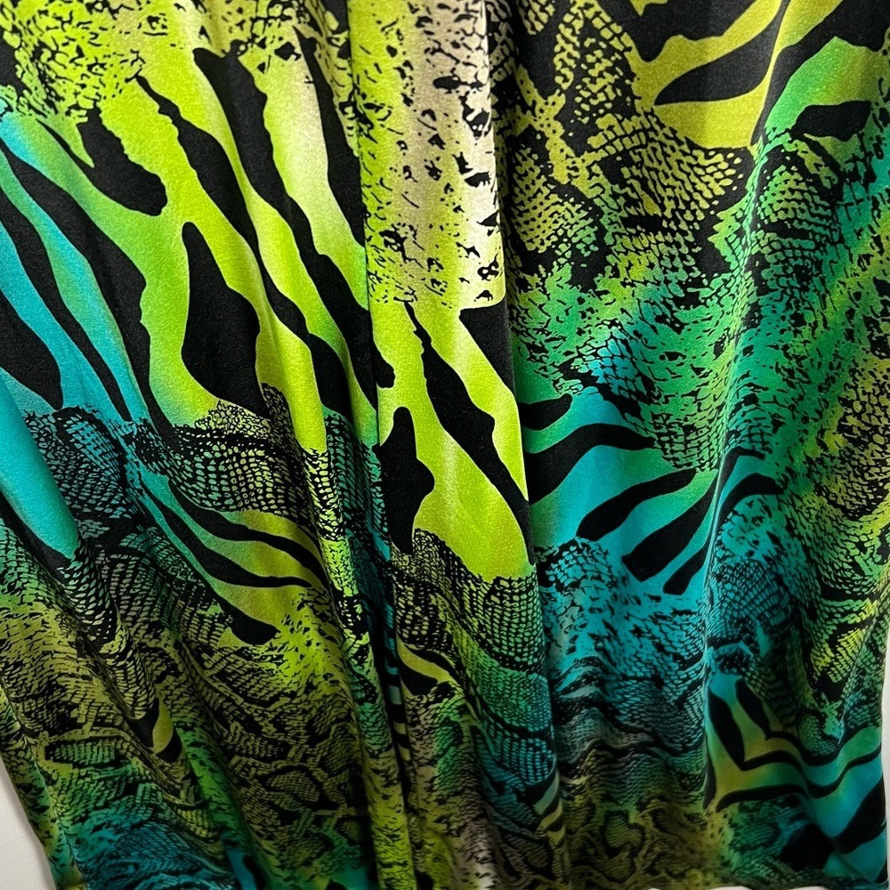Anthony Studio Multi Reptile Print Maxi Dress Size Medium - Picture 12 of 12